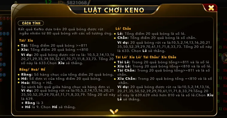 Săn Thưởng Cực Khủng Tại Keno Tại Go88 Đẳng Cấp Thưởng Lớn Hàng Ngày