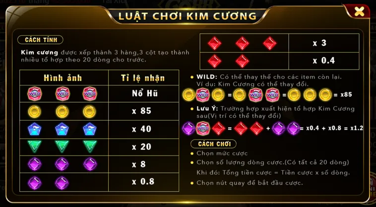 Minigame Kim Cương Tại Go88 Tuyệt Phẩm Giải Trí Với Tỷ Lệ Thắng Vô Địch