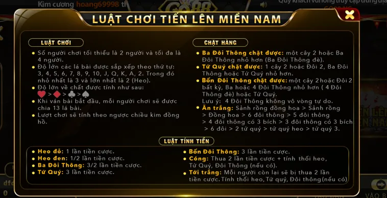 Trải Nghiệm Đấu Trí Cực Phấn Khích Cùng Tiến Lên Miền Nam Tại Go88 Siêu Đẳng