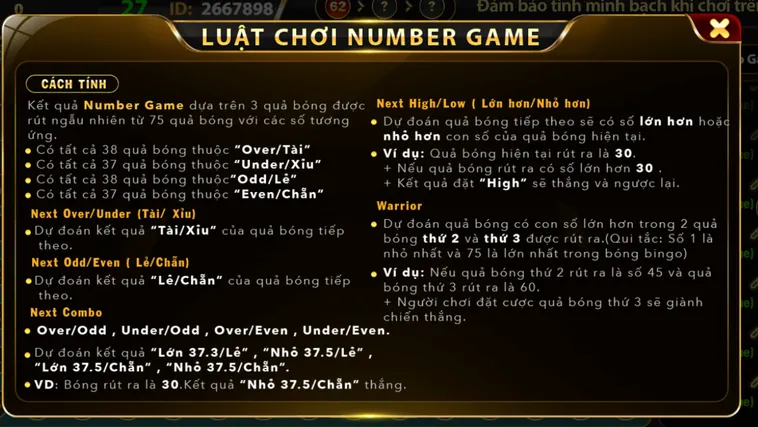 Trải Nghiệm Number Game Tại Go88 Với Tỷ Lệ Thắng Cược Cực Kỳ Hấp Dẫn
