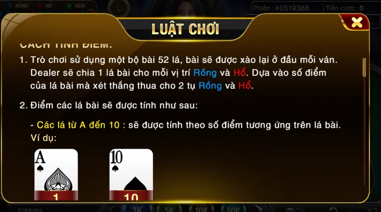 Trải Nghiệm Đỉnh Cao Rồng Hổ Tại Go88 Với Tỷ Lệ Thắng Cược Hấp Dẫn Nhất