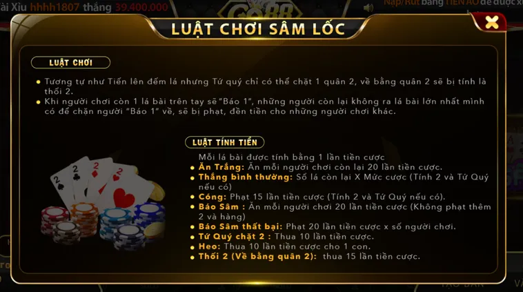 Khám Phá Sức Hút Đỉnh Cao Của Tựa Game Sâm Lốc Tại Go88 Siêu Hấp Dẫn