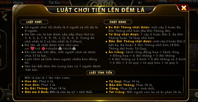 Chiến Thuật Chơi Tiến Lên Đếm Lá Tại Go88 Đỉnh Cao Săn Thưởng Cực Khủng