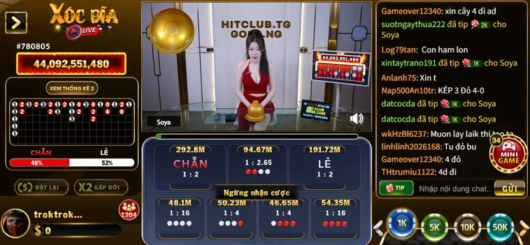 Khám Phá Siêu Phẩm Xóc Đĩa Livestream Tại Go88 Đẳng Cấp Với Tỷ Lệ Thắng Lớn